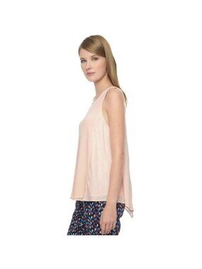 ELLA MOSS  Stella Layered TANK in MIMOSA Light Peach TOP Rayon M